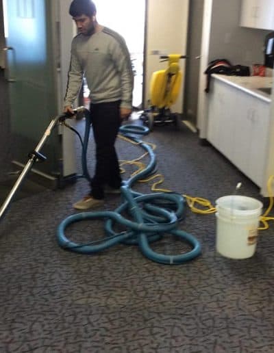 Commercial Steam carpet cleaning